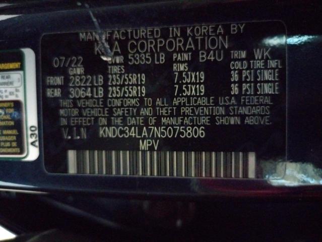 KNDC34LA7N5075806 KIA EV6 LIGHT