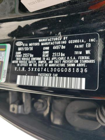 5XXGT4L30GG081836 KIA Optima Lx