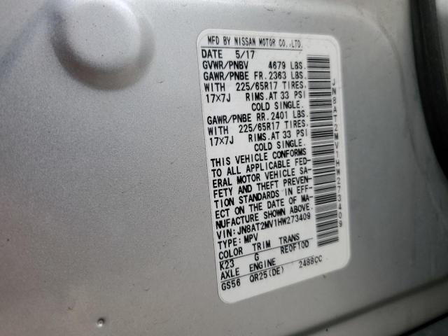 Фото: JN8AT2MV1HW273409 - 12