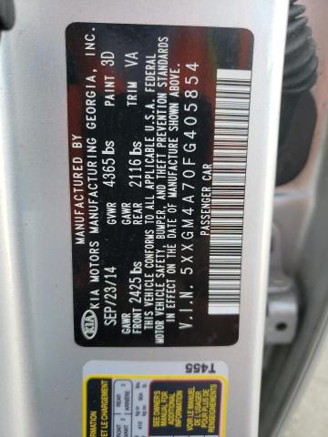 5XXGM4A70FG405854 KIA Optima Lx