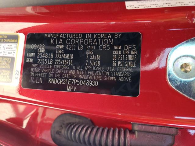 KNDCR3LE7P5048930 KIA NIRO EX