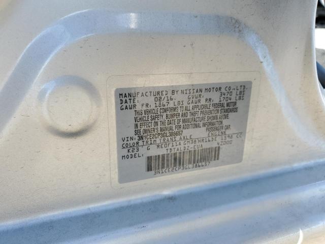 3N1CE2CP3GL386657 Nissan Versa Note S