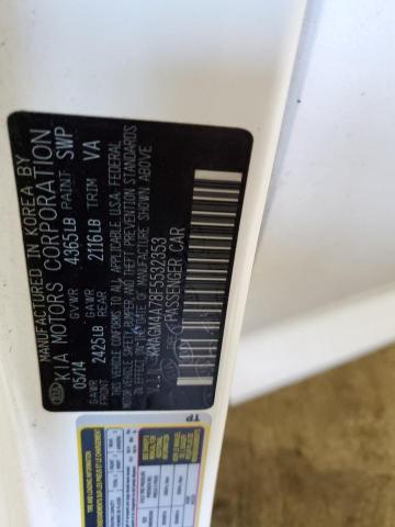KNAGM4A78F5532353 KIA Optima Lx