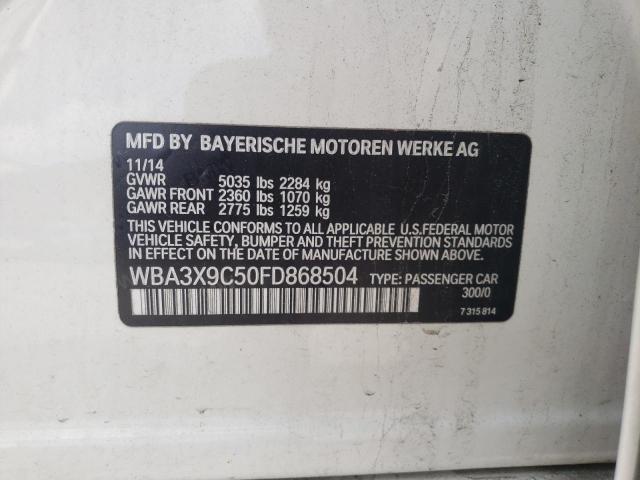 2015 BMW 335 XIGT WBA3X9C50FD868504