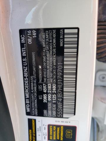 55SWF4JB7HU179701 Mercedes-Benz C 300