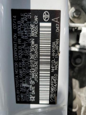 JTDKDTB34E1568968 Toyota PRIUS C