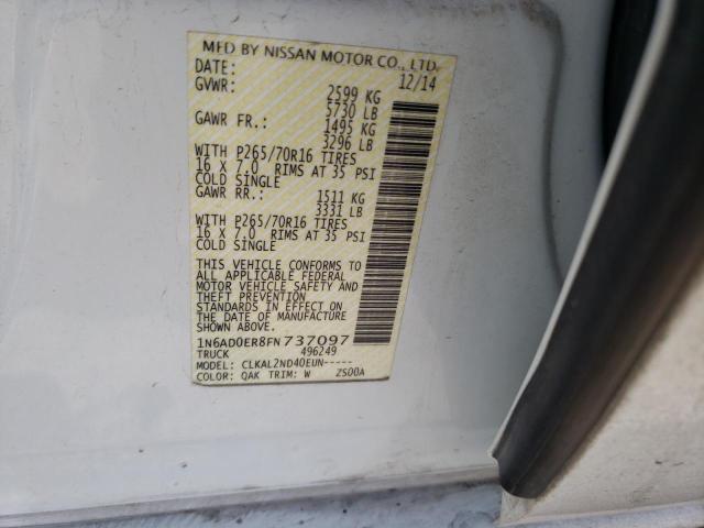1N6AD0ER8FN737097 Nissan FRONTIER S