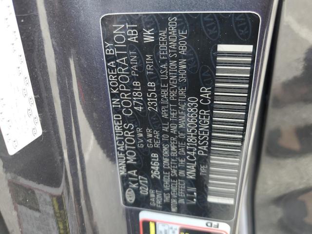 KNALC4J18H5066830 KIA Cadenza Premium