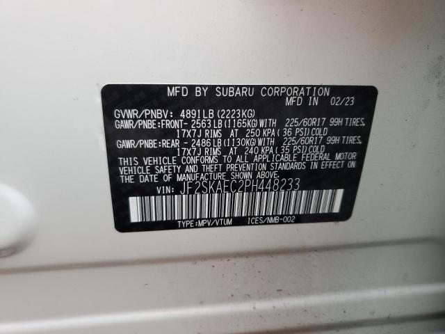 JF2SKAEC2PH448233 Subaru Forester Premium