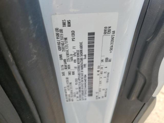 2017 FORD TRANSIT T- - 1FTBW2CM4HKA45184