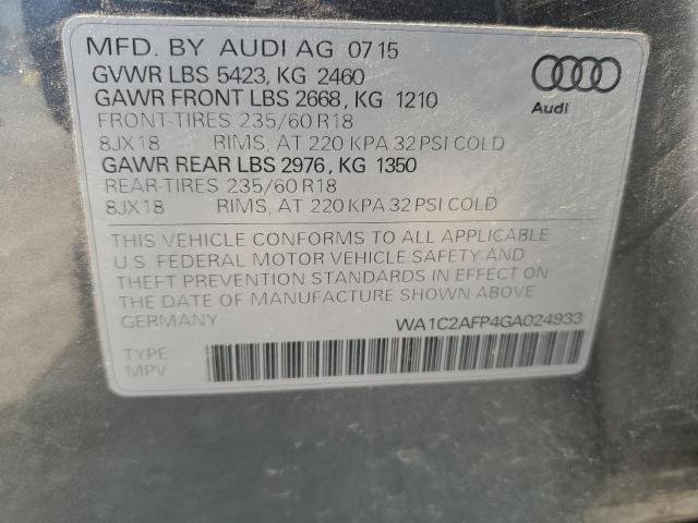 WA1C2AFP4GA024933 2016 AUDI Q5, photo no. 14