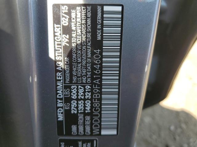 2015 MERCEDES-BENZ S 550 4MAT - WDDUG8FB9FA164604