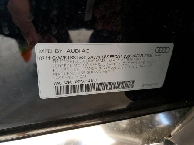 2015 AUDI A8 L QUATT - WAU3GAFDXFN014196
