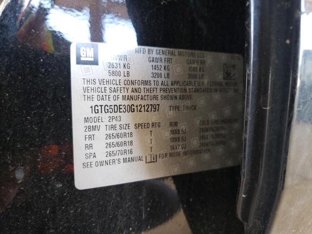 1GTG5DE30G1212797 GMC CANYON SLT