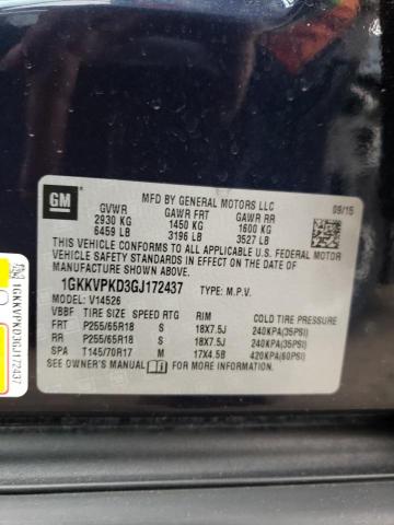 1GKKVPKD3GJ172437 GMC ACADIA SLE