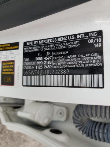 55SWF4JB1JU282389 Mercedes-Benz C 300