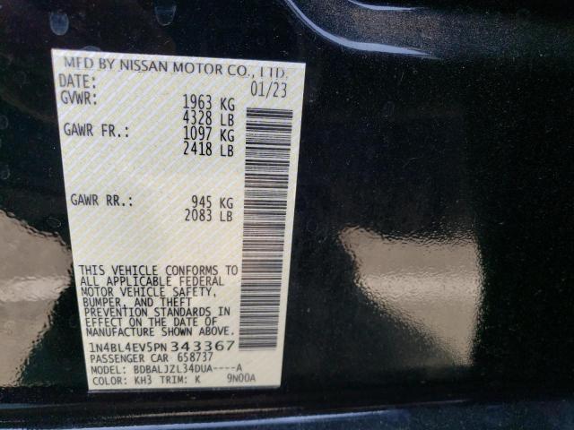 1N4BL4EV5PN343367 Nissan ALTIMA SL