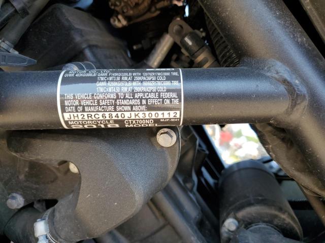 2018 HONDA CTX700 ND JH2RC6840JK300112