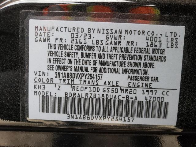 3N1AB8DVXPY254157 Nissan SENTRA SR
