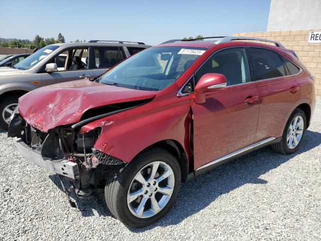 LEXUS RX 350 2012 red 4dr spor gas 2T2ZK1BA5CC072637 photo #1