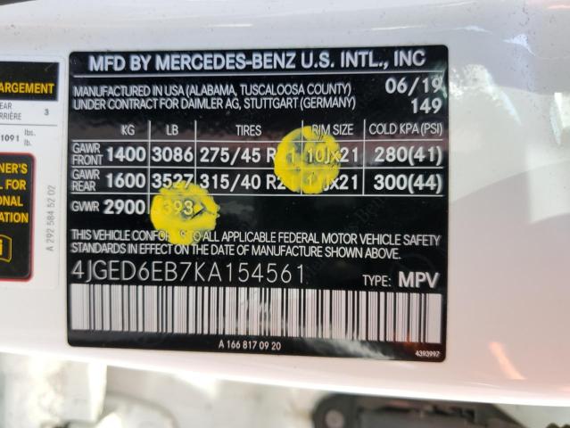 4JGED6EB7KA154561 Mercedes-Benz Gle Coupe 43 Amg