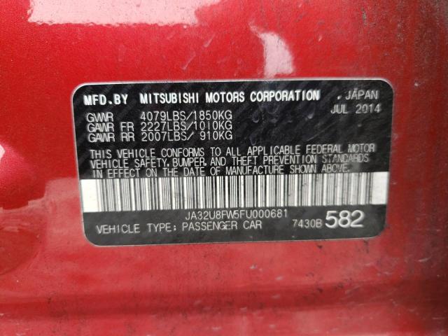2015 MITSUBISHI LANCER GT - JA32U8FW5FU000681