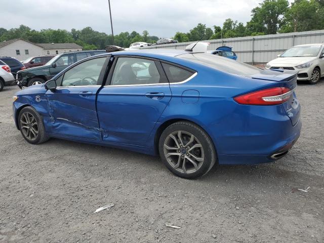 VIN 3FA6P0T92HR153884 2017 FORD FUSION no.2