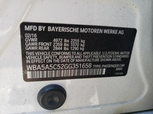 WBA5A5C52GG351658 BMW 528 I