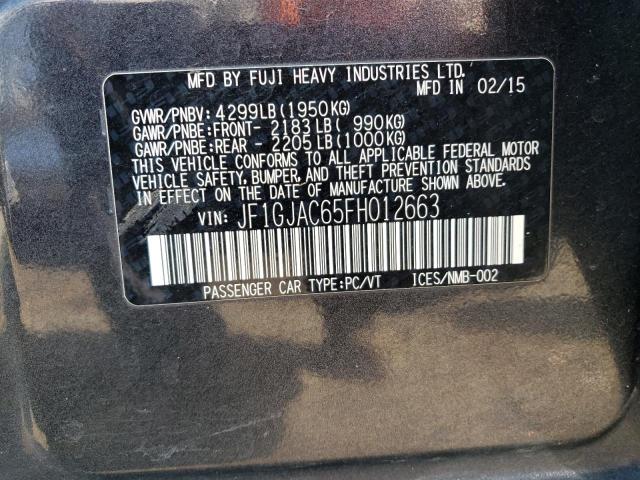 JF1GJAC65FH012663 Subaru Impreza Premium
