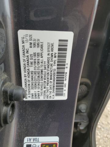 2HKRM3H3XGH509733 Honda CR-V LX