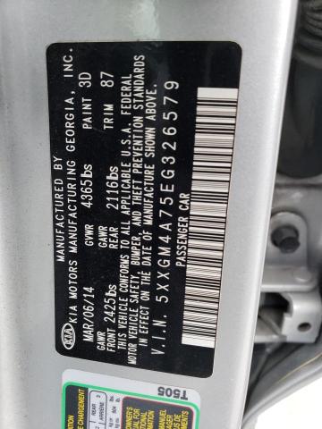 5XXGM4A75EG326579 KIA Optima Lx