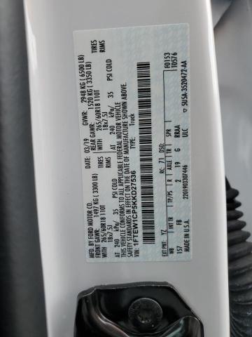1FTEW1CP5KKD27536 Ford F150 Supercrew