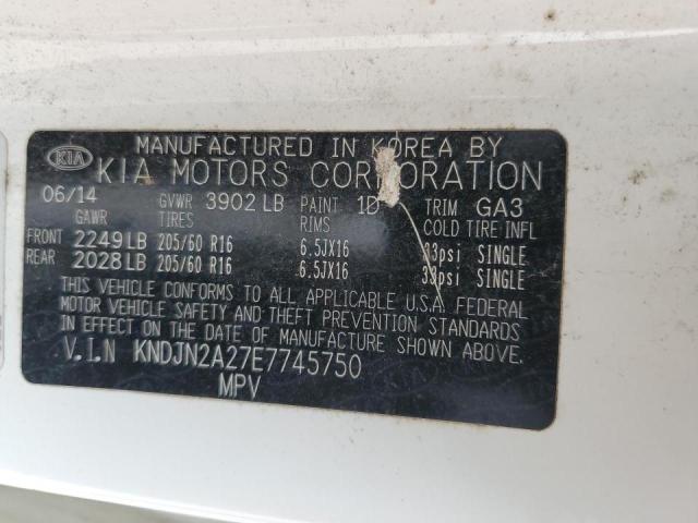 KNDJN2A27E7745750 KIA Soul