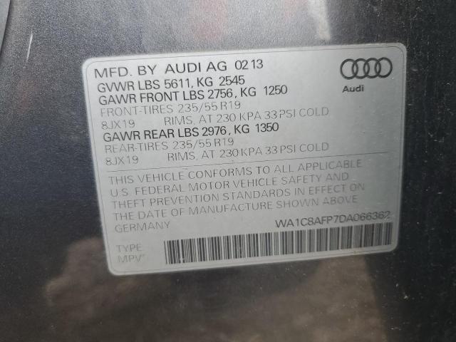 VIN WA1C8AFP7DA066362 2013 Audi Q5, Premium Hybrid no.14