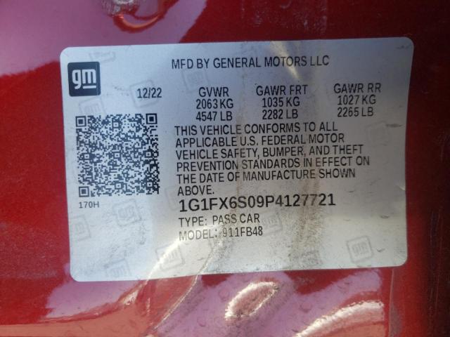 2023 CHEVROLET BOLT EV 2L 1G1FX6S09P4127721