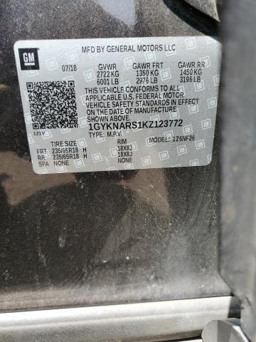 1GYKNARS1KZ123772 Cadillac XT5