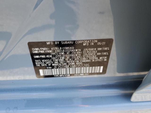 JF2GTHMC6MH351285 Subaru Crosstrek Limited