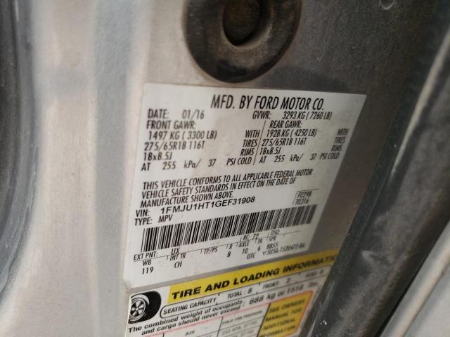 1FMJU1HT1GEF31908 Ford Expedition Xlt