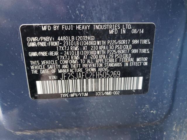 JF2SJAFC2FH505269 Subaru Forester 2.5i Premium