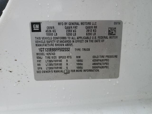 2015 GMC SIERRA K25 - 1GT120E88FF502032