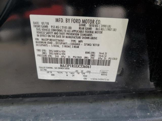 MAJ3P1REXJC236061 Ford ECOSPORT S