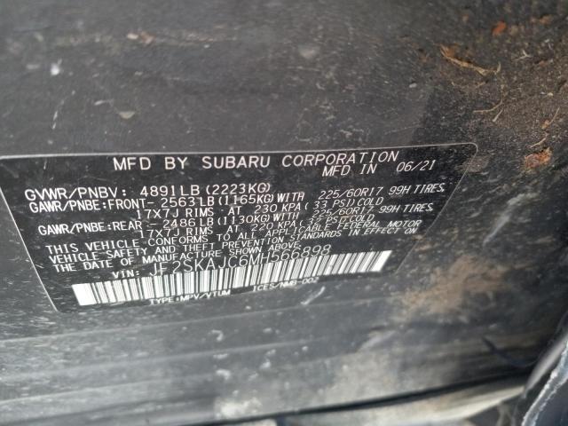 JF2SKAJC6MH566898 Subaru Forester Premium