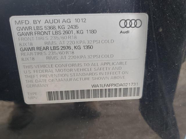 VIN WA1LFAFPXDA021731 2013 Audi Q5, Premium Plus no.13