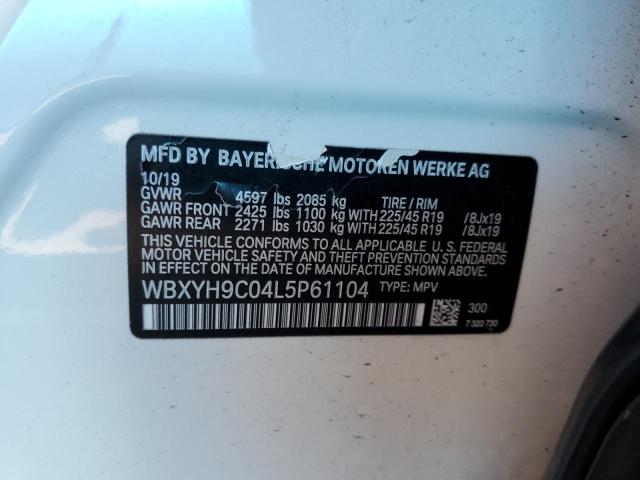 WBXYH9C04L5P61104 BMW X2 Sdrive28i