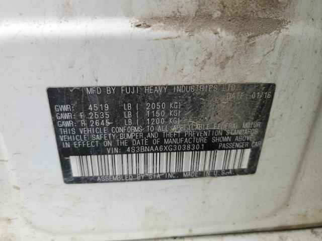 4S3BNAA6XG3038301 Subaru Legacy 2.5i