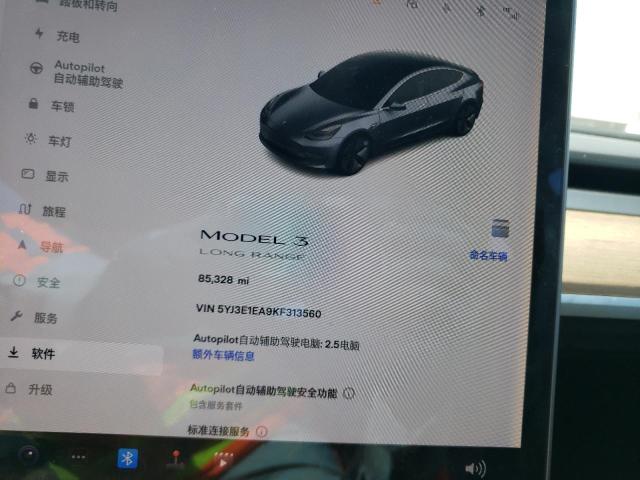 5YJ3E1EA9KF313560 Tesla MODEL 3