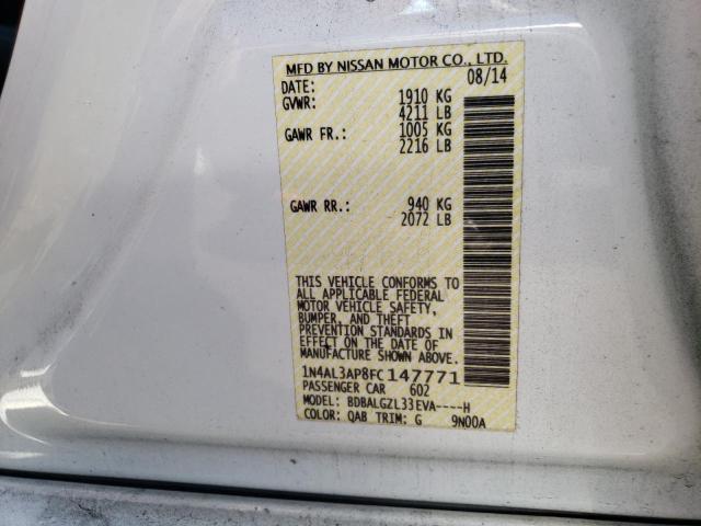 1N4AL3AP8FC147771 Nissan ALTIMA 2.5