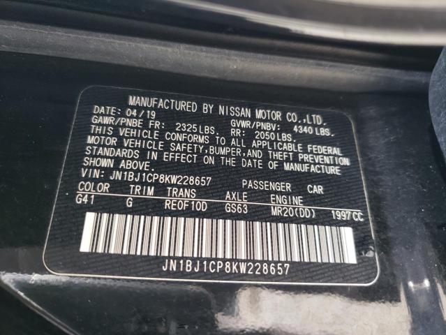 JN1BJ1CP8KW228657 Nissan Rogue Sport S