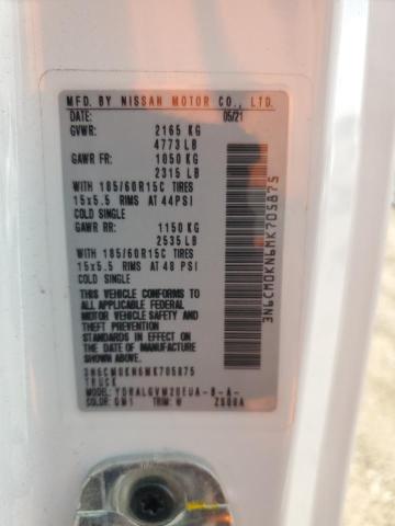 3N6CM0KN6MK705875 Nissan NV200 2.5S