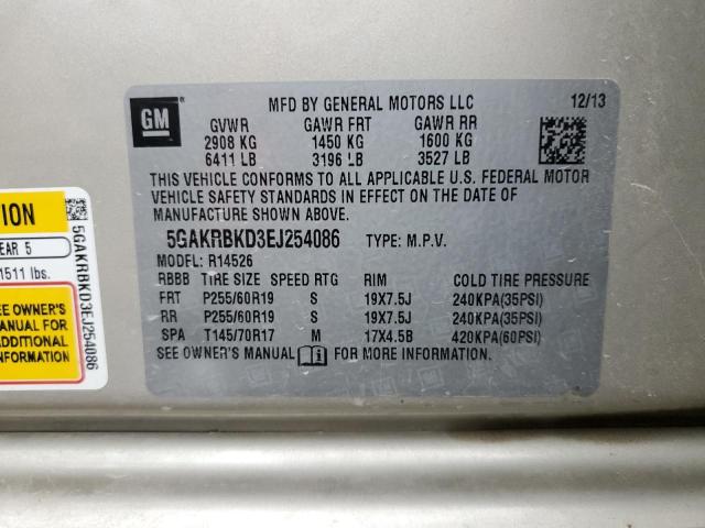 5GAKRBKD3EJ254086 Buick Enclave